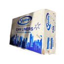 Qualite, 20-30 Gallon Black Can Liner Bags, 30x36, 250 ct (1 Pack)