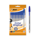 Bic, Cristal, Extra Smooth, Blue Ink, Medium Pens, 10 ct (1 Pack)