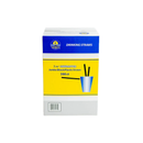Sunset, Unwrapped Jumbo Black Straws, 7.75", 500 ct (1 Pack)