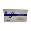 Sunset, Deluxe Wrapped Cutlery, Black, Fork-Knife-Nap-S&P, 250 ct (1 Pack)