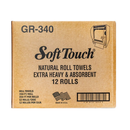 Soft Touch, Towel Rolls, Natural Embossed, 350 ct (8 Pack)