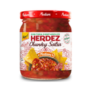 Herdez, Chunky Salsa, Medium, 15 oz (6 Pack)