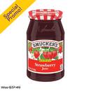 Smucker's, Strawberry Jam, Seedless, 12 oz (12 Pack)
