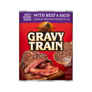 Gravy Train, Meaty Ground Dinner, Beef & Bacon, 13.2 oz (12 Pack)
