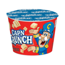 Quaker, Cap'n Crunch, Sweetened Corn & Oat Cereal, Regular Cup, 6 ct (10 Pack)