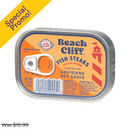 Beach Cliff, Fish Steaks in Louisiana Hot Sauce, 3.75 oz (12 Pack)