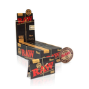 Raw, Black Papers Single Wide Size (Double Feed) (25 Pack)