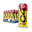 C4, Energy Drink, Hawaiian Punch, 16 oz (12 Pack)