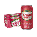 Canada Dry, Cranberry Ginger Ale, 12 oz (24 Pack)