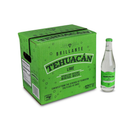 Tehuacan, Sparkling Mineral Water, Glass, Lime, 12 oz (24 Pack)
