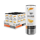 Celsius, Energy Drink, Live Fit, Sparkling Orange, 12 oz (12 Pack)
