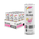 Celsius, Energy Drink, Pink Lemonade, 12 oz (12 Pack)