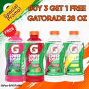 Gatorade, BUY 3 GET 1 FREE CASE, 28 oz (60 Pack)