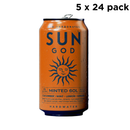 Sun God, Non-Carbonated Cucumber/Mint/Lemon/Ginger Hardwater, Minted Sol, 12 oz (120 Pack)
