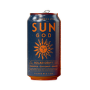 Sun God, Non-Carbonated Pineapple/Coconut/Ginger Hardwater, Solar Drift, 12 oz (24 Pack)