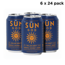 Sun God, Non-Carbonated Pineapple/Coconut/Ginger Hardwater, Solar Drift, 12 oz (144 Pack)
