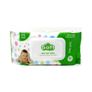 Simply Soft, Baby Wipes Green With Lid, 80 ct (24 Pack)