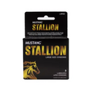 Mustang, Condom Large Back Stallion, 3 ct (12 Pack)
