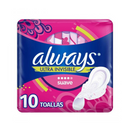 Always, Pads, Ultra Gel, Suave Toallas, 10 ct (24 Pack)