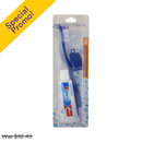 Crest, Toothpaste Regular 3D With Travel Toothbrush, 0.85 oz (6 Pack)