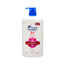 Head & Shoulders, Shampoo 2 in 1 Liter Suave, 1 l (9 Pack)