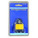 Waterproof Padlock With 2 Keys, 30 mm (12 Pack)