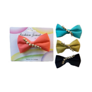 Bow Hair Clips Assorted Colors (12 Pack)