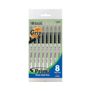 Bazic, Prima Stick Pens Black Medium, 8 ct (24 Pack)
