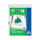 Bazic, Sheet Protectors 20 sheets (36 Pack)