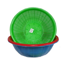 Plastic Colander Assorted Colors, 14.5 in (12 Pack)