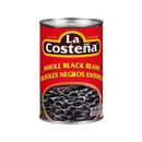 La Costeña, La Costena Whole Black beans, 40 oz (12 Pack)
