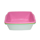 Dish Pan Rectangle Assorted Colors Plastic (24 Pack)