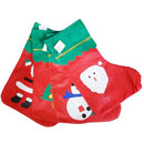 X-Mas Stocking Assorted, 14 in (12 Pack)
