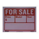 Bazic, Sign AUTO FOR SALE 12x16 (24 Pack)