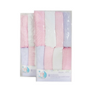 Baby Wash Cloths Assorted Colors, 8 ct (6 Pack)