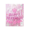 Balloons Happy Birthday Pink, 25 ct (12 Pack)