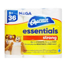 Charmin, Essentials bath Tissue Strong, 9 ct (4 Pack)
