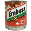 Embasa, Salsa Mexicana Medium, 7 oz (12 Pack)