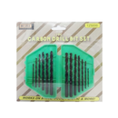 Wedge, Carbon Drill Bit Set with Case, 13 ct (20 Pack)