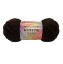 Knitting Yarn Dark Brown 100% Acrylic (10 Pack)