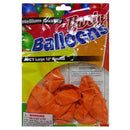 Party Balloons, Helium Quality, Orange, 12 in (12 Pack)