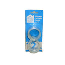 Design House, Shower Curtain Rings 12pc Clear, 12 ct (36 Pack)