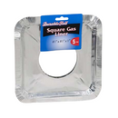 Durable Foil, Gas Liner Square 8.5X8.5X.5, 5 ct (12 Pack)