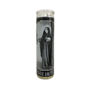 Candle Black Santa Muerte, 8 in (12 Pack)