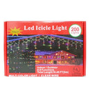 UL, X-Mas LED Icicle Lights Multicolor, 200 ct (24 Pack)