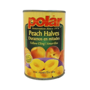 Polar, Peach Halves Lght Syrup, 15 oz (12 Pack)