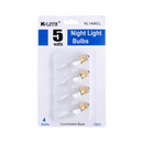 K-Lite, Night Light Bulb 5 Watts, 4 ct (24 Pack)