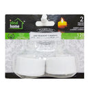 Ideal, Tealight Candles LED Amber Light, 2 ct (12 Pack)