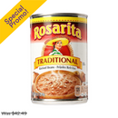 Rosarita, Pinto Beans Refried Traditional, 16 oz (24 Pack)