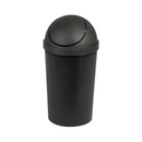 Sterilite, Wastebasket Black Round, 12 qt (6 Pack)